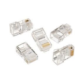 Network Passive/ CONNECTOR/ GMB LC-PTF-01/100   UNIVERSAL PASS-THROUGH MODULAR FTP PLUG 8P8C, 100PCS PER BAG