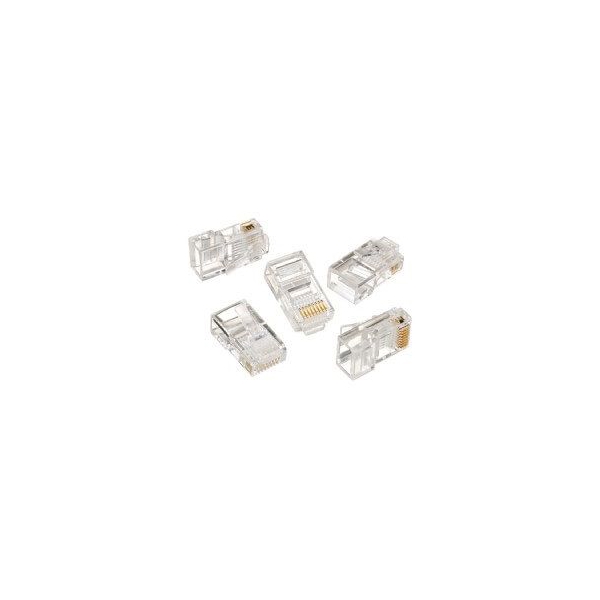 Network Passive/ CONNECTOR/ GMB LC-PTF-01/100   UNIVERSAL PASS-THROUGH MODULAR FTP PLUG 8P8C, 100PCS PER BAG