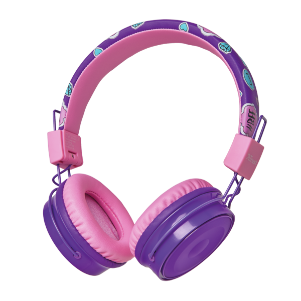 23608 TRUST COMI BT KIDS HEADPHONES PURPLE