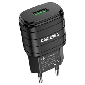 KAKU KSC-726 MINGTONG series single port smart charger (EU)BLACK