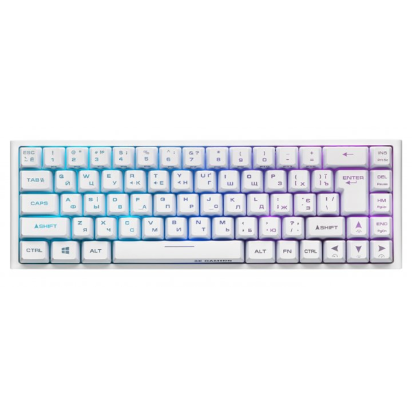 2E GAMING Keyboard KG360 RGB 68key WL White Ukr