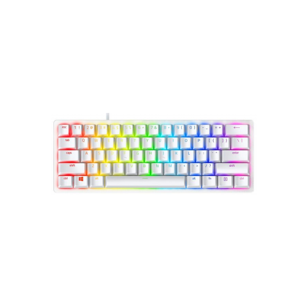 Razer Gaming Keyboard Huntsman Mini Mercury Ed. Red Switch USB RU RGB, White