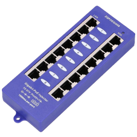 8 პორტიანი 1გბ/წმ სიჩქარის PoE პანელი