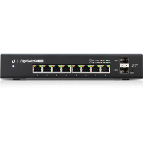 8 პორტიანი PoE+ სვიჩი, at/af,24ვ 150 ვატი