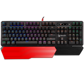 კლავიატურა: A4tech Bloody B975 LIGHT STRIKE RGB Mechanical Gaming Keyboard Brown Switch US Layout Black