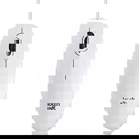 B100 LOGITECH Corded Mouse - WHITE - USB - B2B 910-003360