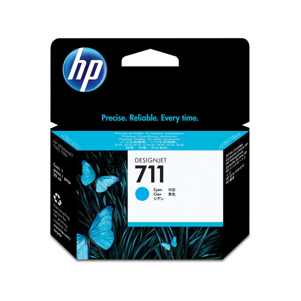 CZ130A HP 711 29-ml Cyan Ink Cartridge