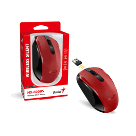თაგვი NX-8008S,Red, Genius Wireless Silent Mouse