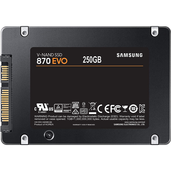 მყარი დისკი  PC Components/ SSD/ Samsung 870 EVO SSD 250 GB  MZ-77E250BW
