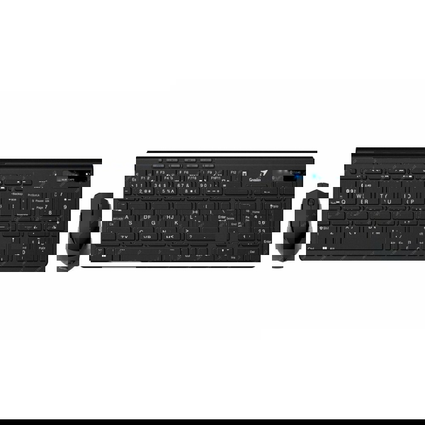 კლავიატურა SlimStar 8230, Genius Black Wireless BT keyboard and mouse combo-Dual mode with Bluetooth and 2.4Ghz