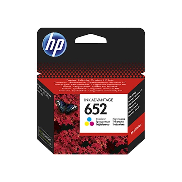 F6V24AE HP 652 Tri-Color Ink Cartridge