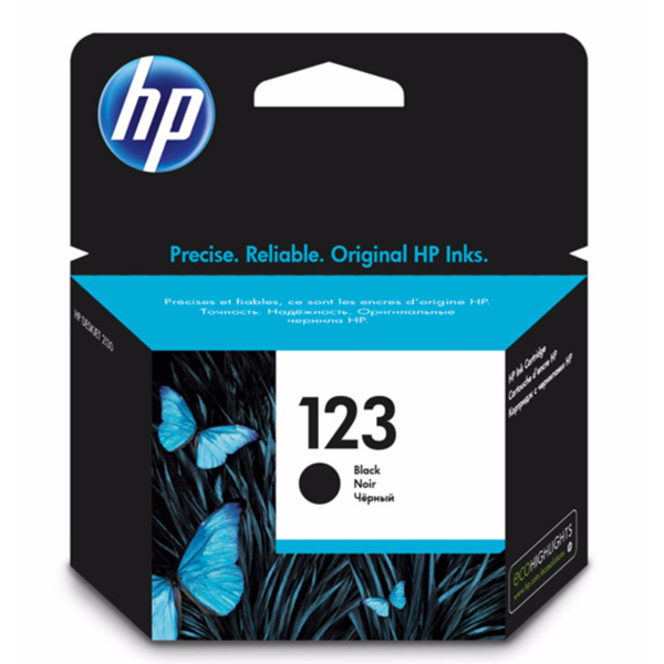 F6V17AE HP 123 Black Ink 