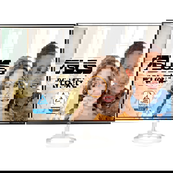 Asus Monitor 27" VZ27EHF-W HDMI, Audio, IPS, 100Hz, 1ms, AdaptiveSync, White