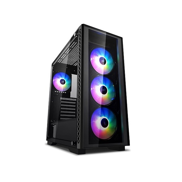 კომპიუტერის ყუთი MATREXX 50 ADD-RGB 4F,Deepcool,Tower Computer Case 40mm×2/120mm×2 Pre-installed: Rear:120mm×1