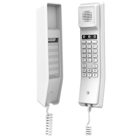GHP610_GE Grandstream GHP610, White Compact Hotel IP Phones, 2 lines, 2 SIP accounts, One 10/100 Mbsps Ethernet ports, PoE, No PSU included