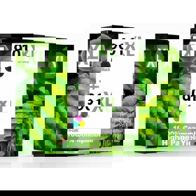 Ink 901 Black and Color Combo Pack Replacement for HP 901 Ink Cartridges HP Ink 901Compatible with Officejet 4500 J4680 Printer High Yield (1 Black, 1 Tri-Color, 2 Pack)