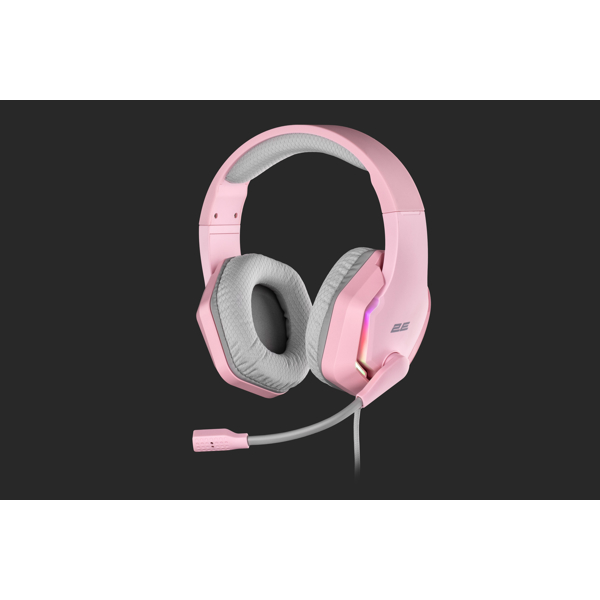 2E GAMING Headset HG315, 7.1, USB-A, RGB, 2m, pink