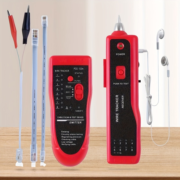 ქსელის ტესტერი Gigabit POE network detector anti-interference test instrument tracker