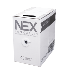 ქსელის კაბელი - Cat5e UTP 20% სპილენძი, შიდა გამოყენების, 305 მეტრი