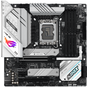 ASUS Motherboard ROG STRIX B760-G GAMING WIFI s1700 B760 4xDDR5 M.2 HDMI DP Wi-Fi BT mATX