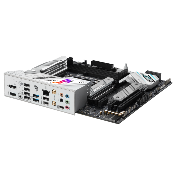 ASUS Motherboard ROG STRIX B760-G GAMING WIFI s1700 B760 4xDDR5 M.2 HDMI DP Wi-Fi BT mATX