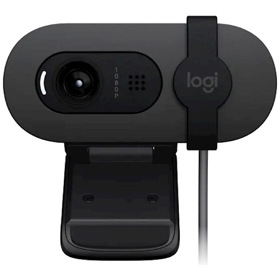 Brio 100 LOGITECH webcam Full HD 2MP, mic GRAPHITE-USB (960-001585 )