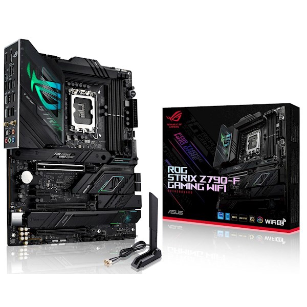 ASUS Motherboard ROG STRIX Z790-F GAMING WIFI s1700 Z790 4xDDR5 M.2 HDMI DP Wi-Fi BT ATX