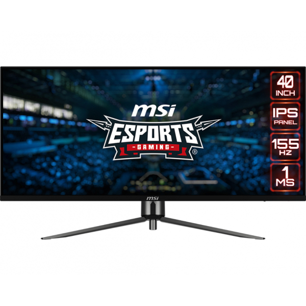 MSI MAG401QR 40" UWQHD IPS 155Hz 1ms 2xHDMI DP USB/USB-C Black - 9S6-3EA54H-005