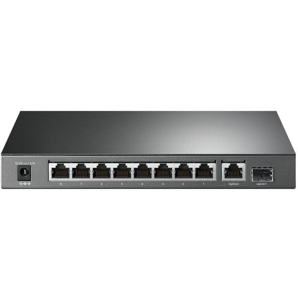 ქსელის გამანაწილებელი  TL-SG1210P, TP-Link, 10-Port Gigabit Desktop Switch with 8-Port PoE+