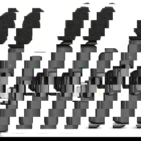 1217 Technologies H1 Wireless Lavalier Microphones for iPhone, iPad - for Recording, Streaming, YouTube, TikTok,
Podcast. Noise Reduction, Interference Elimination, 65ft Range