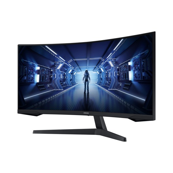 Monitor/ Samsung/ Odyssey G5 LC34G55TWWIXCI Curved 34"  3,440 x 1,440 1ms 165Hz