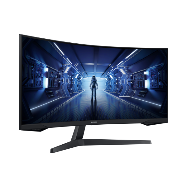 Monitor/ Samsung/ Odyssey G5 LC34G55TWWIXCI Curved 34"  3,440 x 1,440 1ms 165Hz