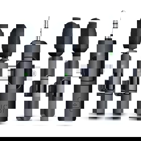 PQRQP 3 in 1 Wireless Lavalier Microphones for iPhone, iPad, Android, Camera, USB-C Microphone, 7-Hour Battery, MiniMicrophone with Noise Reduction for Video Recording, Vlog, YouTube, TikTok