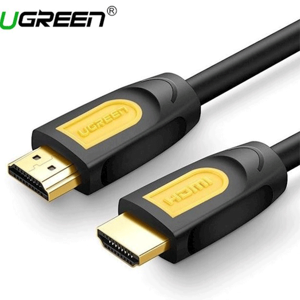 HDMI კაბელი UGREEN HD101 Round HDMI Cable 2m (Yellow/Black) 10129