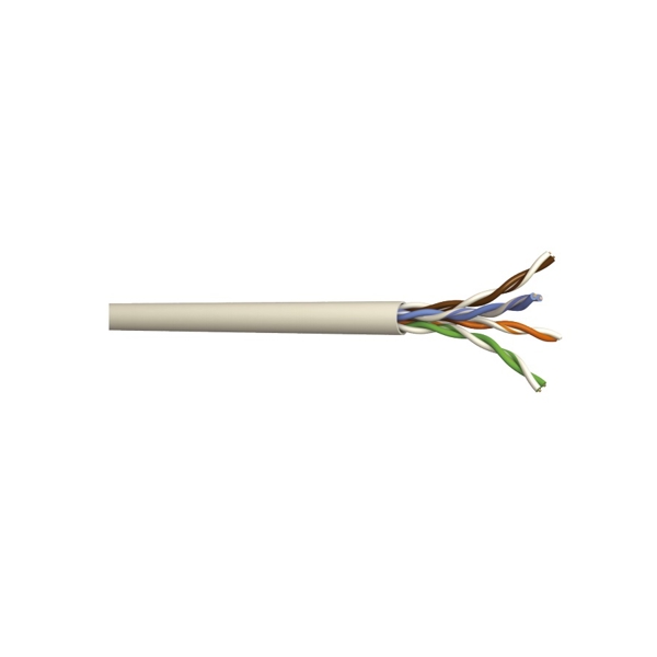 ქსელის კაბელი - Cat5e UTP PVC 25AWG 100% სპილენძი შიდა გამოყენების 305 მეტრი
