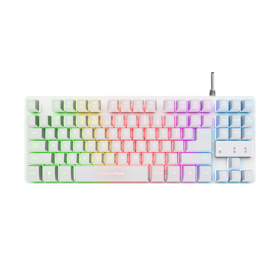 24737 TRUST Compact metal gaming keyboard with multicolour LED GXT 833W THADO