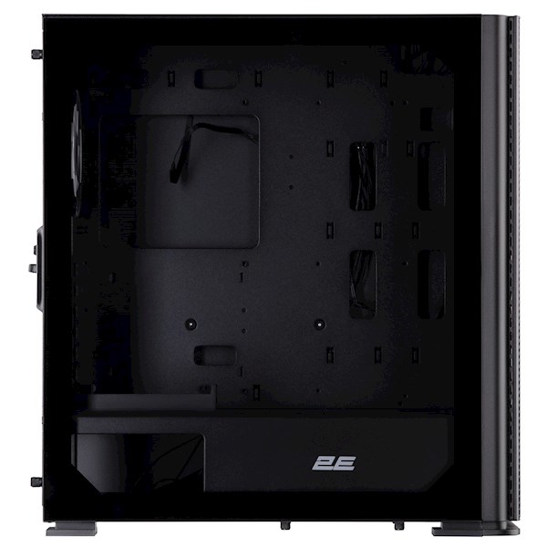 2E Gaming Computer case Vertex GI01B, without PSU, 2xUSB 3.0, 1xUSB Type-C, 3x140mm ARGB, 1x120mm ARGB, controller with remote, TG Side Panel, EATX, B