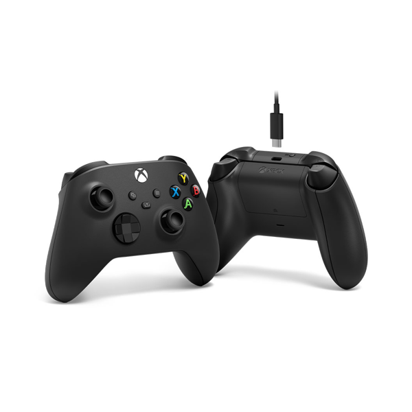 Microsoft Official Xbox Series X/S Wireless Controller - Carbon Black + USB C Cable(8898426575157)/Xbox Series X/S