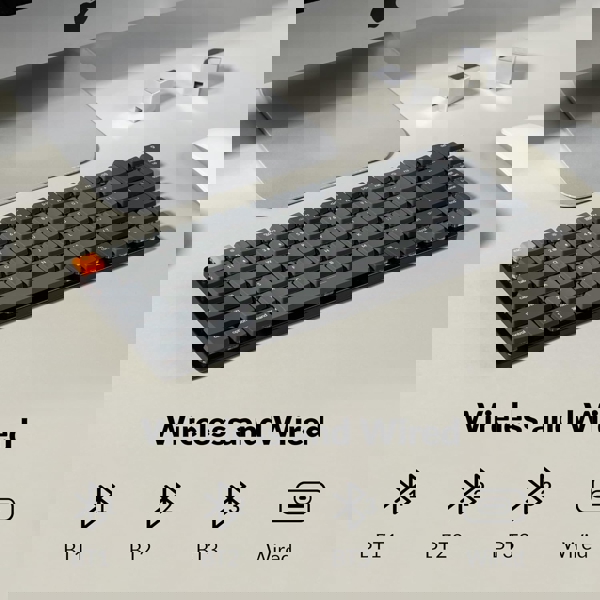 Keychron K3  84 Key Low Profile  Gateron   White LED Brown