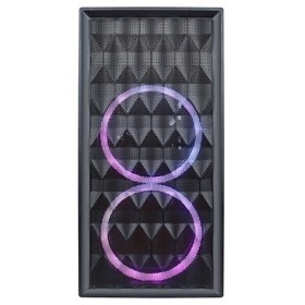 1ST Player D8-M M-ATX Case, USB2.0*2+ AUDIO, 2 B1 Fan + 300W PSU