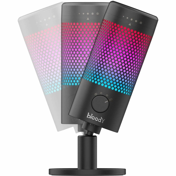 მიკროფონი: A4Tech Bloody GM50 Pro RGB USB Streaming Microphone Black