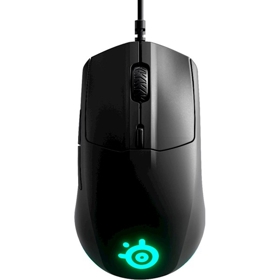 SteelSeries Mouse Rival 3, RGB, USB-A, black