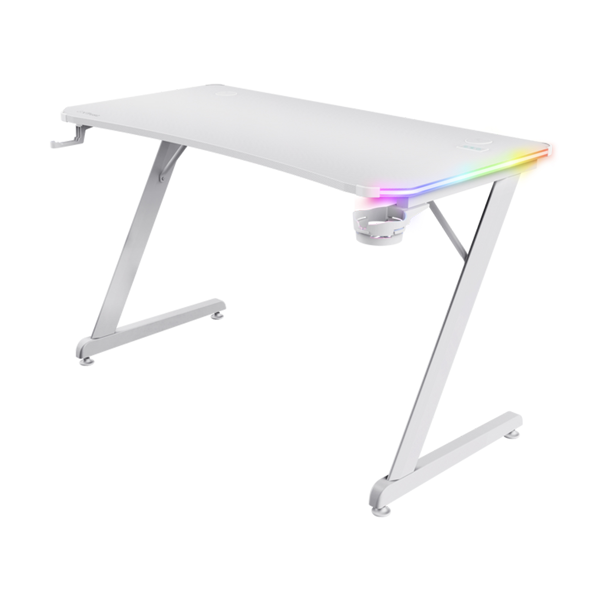 25328 TRUST GXT709W LUMINUS RGB DESK WHITE