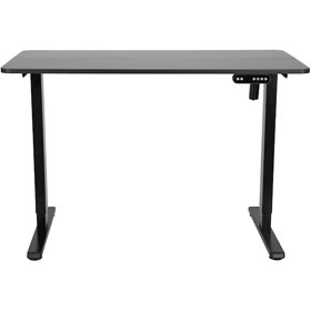 2E Computer table CE120B-MOTORIZED, height adjustment, electric motor 220V, 73/118х120x60cm, black