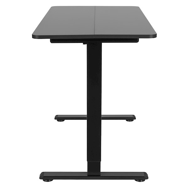 2E Computer table CE120B-MOTORIZED, height adjustment, electric motor 220V, 73/118х120x60cm, black