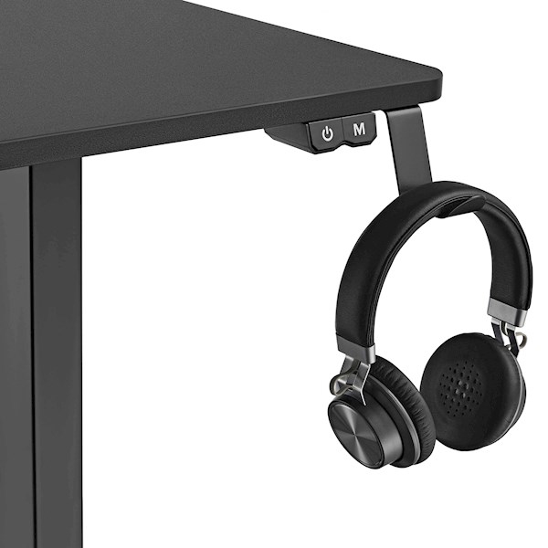 2E GAMING Table KIRIN RGB, 136х60x71/76/81cm, black