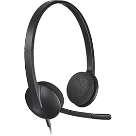 LT-H340/981-000475 LOGITECH H340 USB BLACK headset, with mic BLACK USB 1.8 m (981-000475)