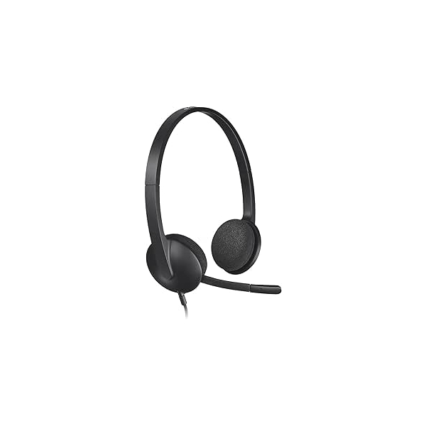 LT-H340/981-000475 LOGITECH H340 USB BLACK headset, with mic BLACK USB 1.8 m (981-000475)
