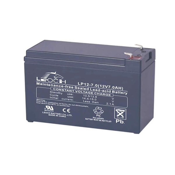 აკუმლიატორი LP12-7.0, LEOCH Rechargable Battery