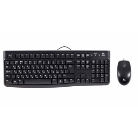 MK120 LOGITECH Corded Combo KEYBOARD AND MOUSE - BLACK - USB 920-002561